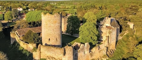 vue aérienne sur la forteresse