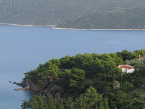 The Vilavala amongst the pine trees next to the sea