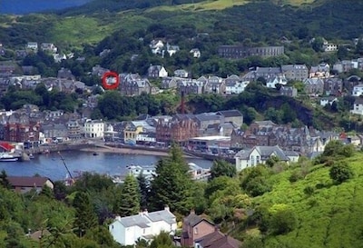 House with panoramic views of Oban Bay, only a short walk from the town centre