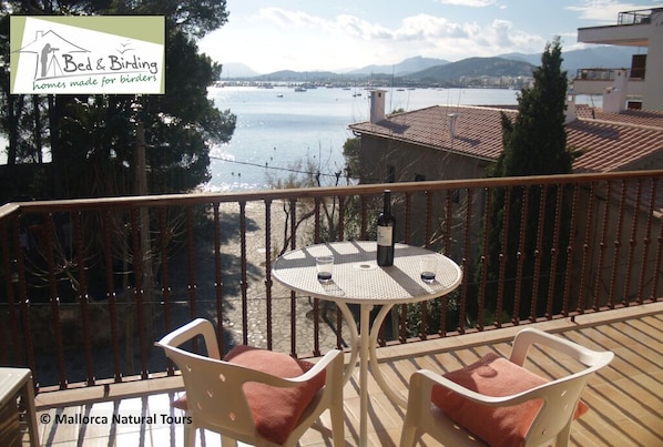 Vues depuis la terrasse principale sur la baie de Pollença