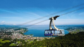 Begehrtes Ausflugsziel: Alpenwildpark Pfänder, dem Berg am Bodensee.