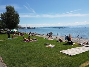 Bademöglichkeit beim Graf-Zeppelin-Haus in Friedrichshafen