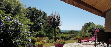 vue de la terrasse 