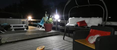 Le jacuzzi même la nuit