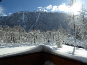 view from balcony