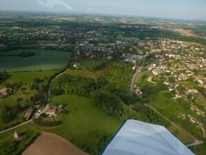 la propriété et le village