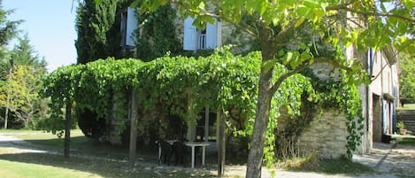 la pergola plein ouest pour le soleil couchant