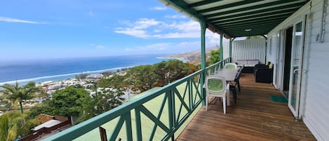 Vue panoramique sur la baie de saint leu