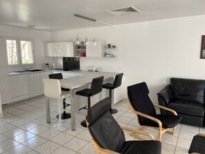 coin salon et cuisine