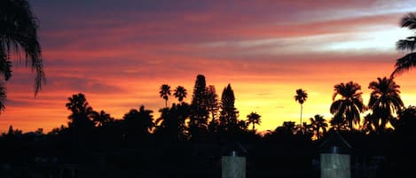 Amazing sunset seen from our dock. Stunning!