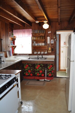 Kitchen (other half has a dining table)