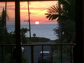 Sunset view from the Lani