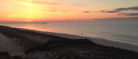 Sunrise from balcony