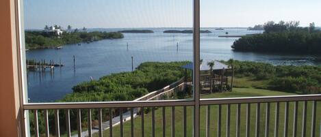 Seeing is believing this incredible 180 degree waterview of Gasparilla Harbor!