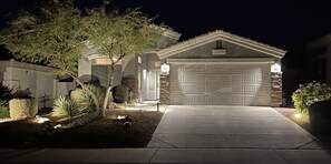 Front of House at Night