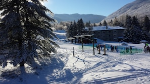 View of Morse and Madonna from the deck 12/21/14