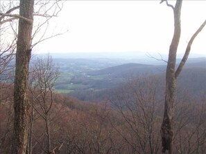 This is the view from the deck on the main level.