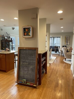 Entering the house.. 
