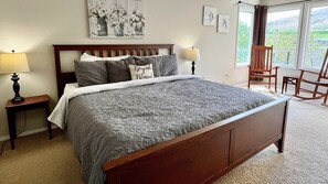 King master bedroom in the main house