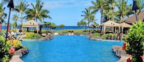 Beautiful Honua Kai pool with ocean view!