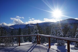 Winter view from kitchen.