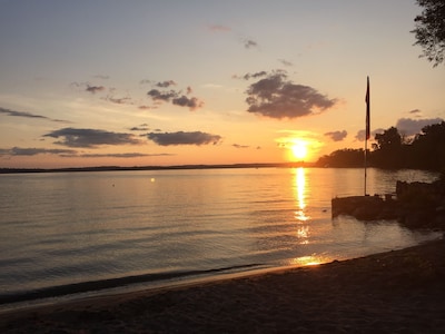 Family-Friendly Cottage on Lake Simcoe with Private Shared Beach Access