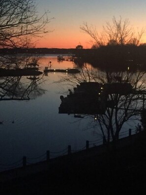sunset from the porch