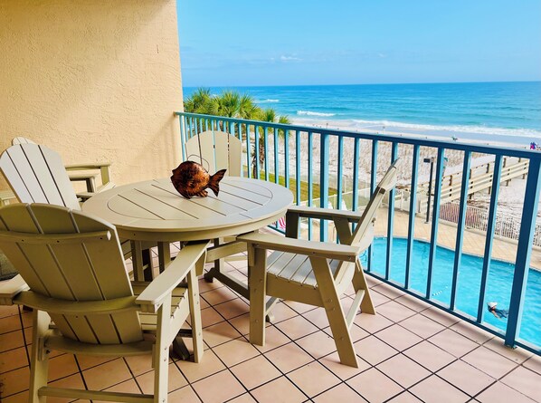 Your Balcony view! Nothing but Ocean, Beach, and Pool! This is why you are here!