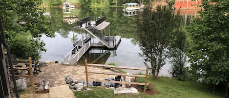 2 level dock with room to park your boat