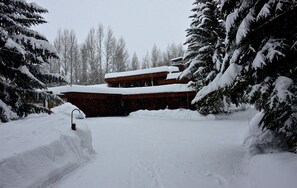 Driveway in deep winter!