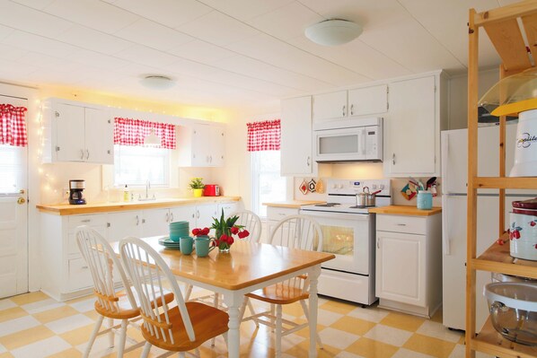 Kitchen has been updated a little.