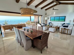 Dining Table seats 8 people