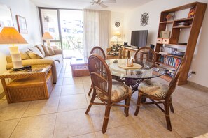 Dining and Living area with A/C