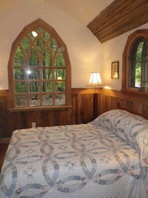 Upstream bedroom