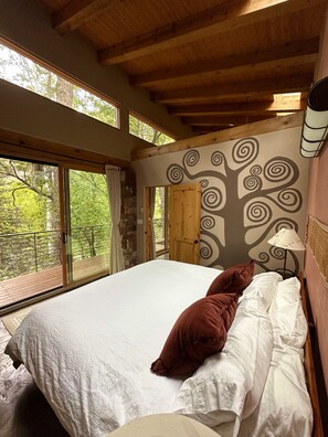 There’s nothing like waking up to the sounds of the creek and the hummingbirds
