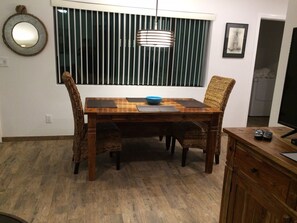 Dining area.
