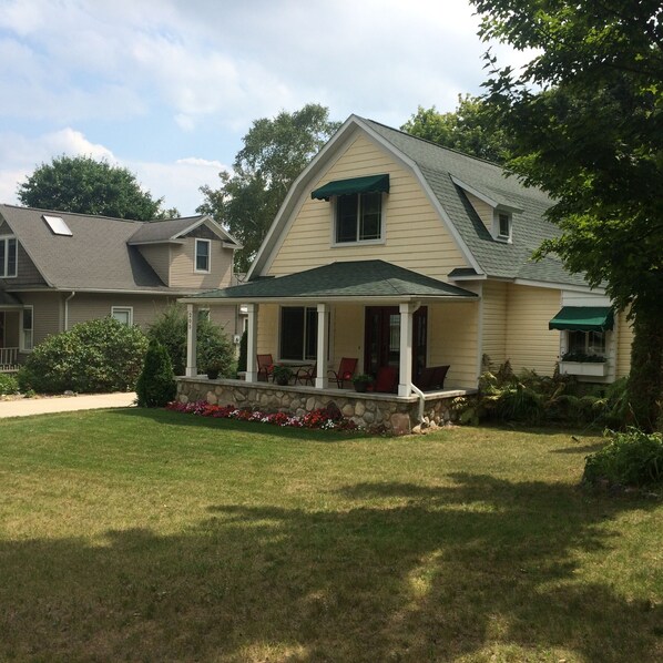 Beautifully renovated home in the village with central A/C,  covered front porch