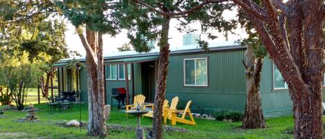 Front of House-West side facing Huachuca Mtns.