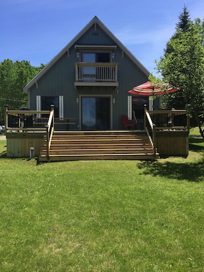 Newly built deck