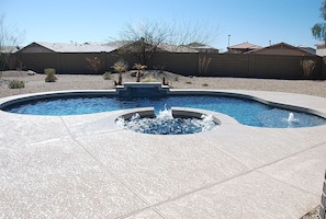 Patio area pool/spa