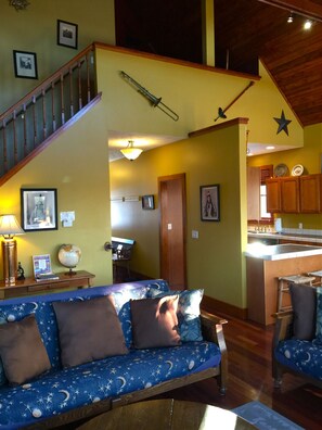 Great room looking into kitchen