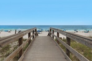 Boardwalk to beach