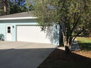 Two car garage
