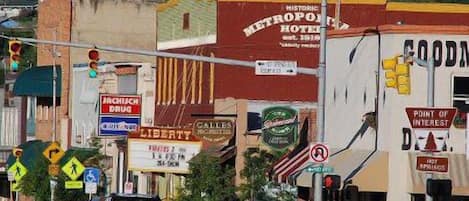The Loft Down Under is situated on Main Street in Downtown Pagosa Springs, CO