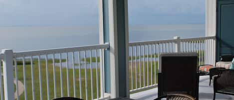 View while relaxing on the large patio of this condo.