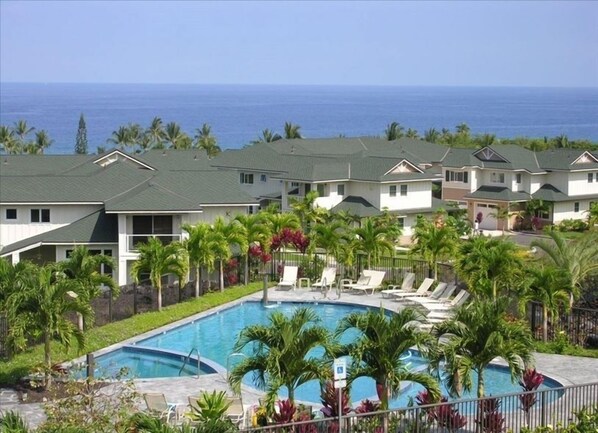 View of the amazing pool with Ocean views