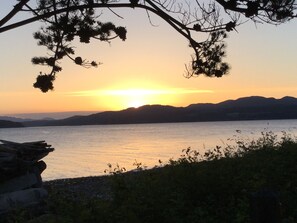 Sunsets in front of our vacation rental