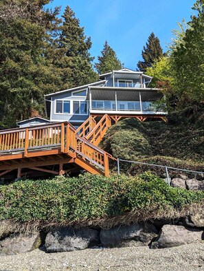 View of home from beach