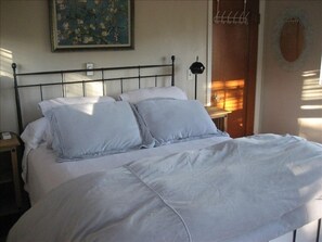 Upstairs master bedroom and sitting area. Views of Mt.Elbert from bed!