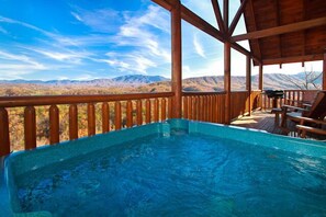 Soak in the hot tub after a long day of shopping, touring or hiking.  